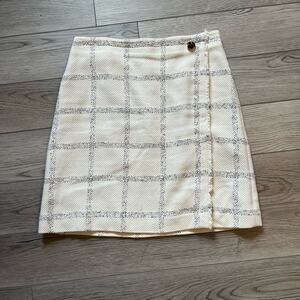 Loft plaid wool faux wrap mini skirt bundle and save!